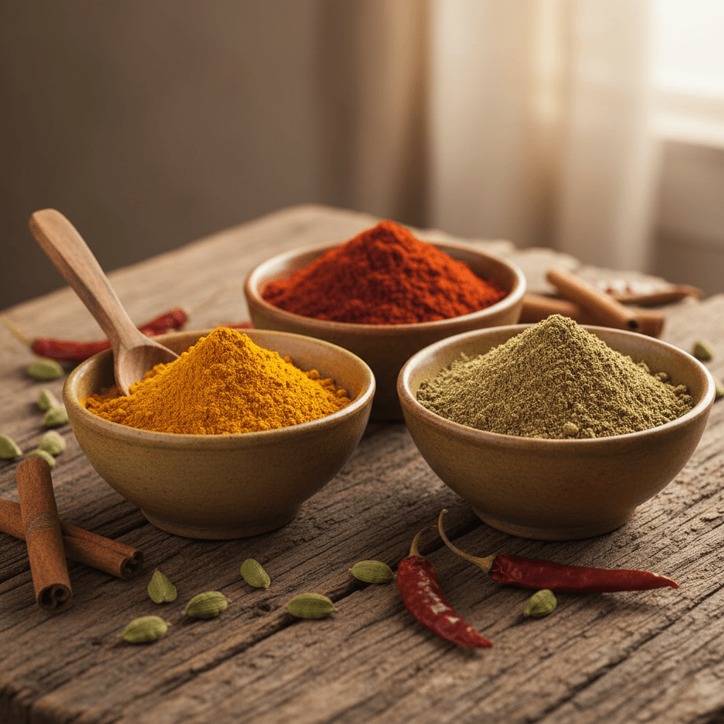 Seasoning blend in a bowl with spices and herbs